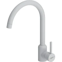 Смеситель для кухни Dorff Logic D3007033 Белый нержавеющая сталь