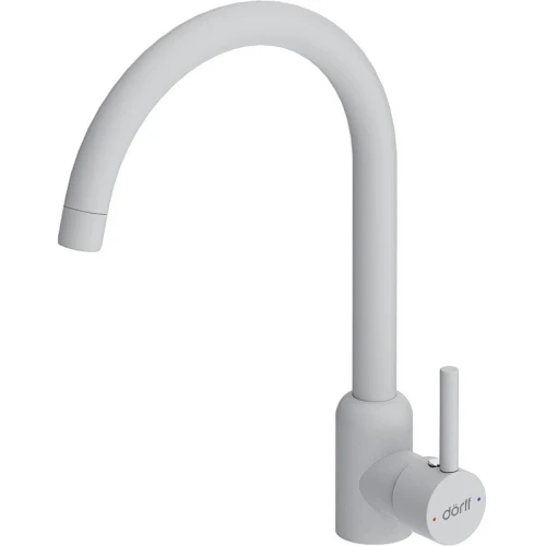 Смеситель для кухни Dorff Logic D3007033 Белый нержавеющая сталь