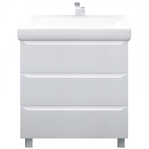 Тумба под раковину 1MarKa Кода 60Н У57594 Белая МДФ / ЛДСП