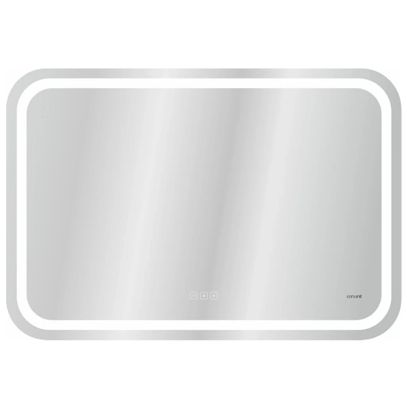 Зеркало Cersanit Led 051 Design Pro 80 KN-LU-LED051*80-p-Os с подсветкой с подогревом и функцией Bluetooth стекло