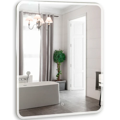 Зеркало Silver Mirrors Стив 80 ФР-00001800 с подсветкой с сенсорным выключателем и диммером стекло