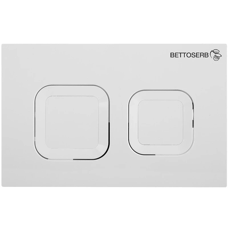 Инсталляция Bettoserb Sava Fix Slim SET40006470 для унитаза с клавишей смыва Белый глянец