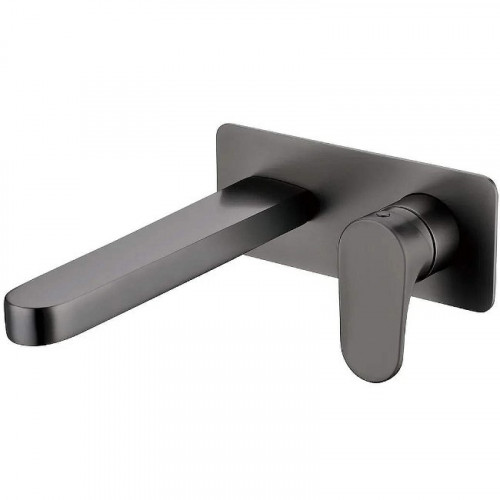 Смеситель для раковины Boheme Spectre 455-GM Оружейная сталь латунь встраиваемый