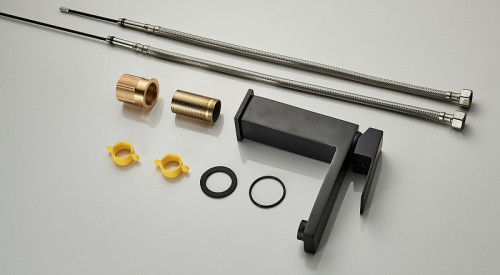 Смеситель для раковины ALMAes Fango TVZ-0934 Черный матовый латунь