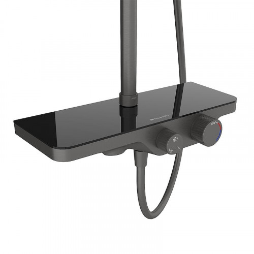 Душевая система Aqueduto CHUVA CHU0445 цвет Оружейная сталь