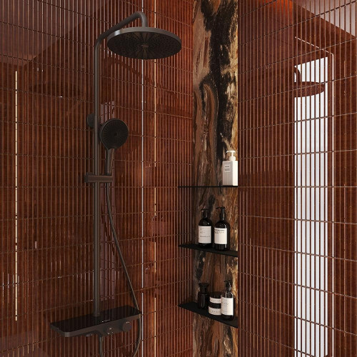 Душевая система Aqueduto CHUVA CHU0445 цвет Оружейная сталь