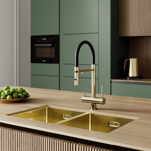 Смеситель для кухни Iddis Ace ACEMGFFi05 Золото матовое латунь