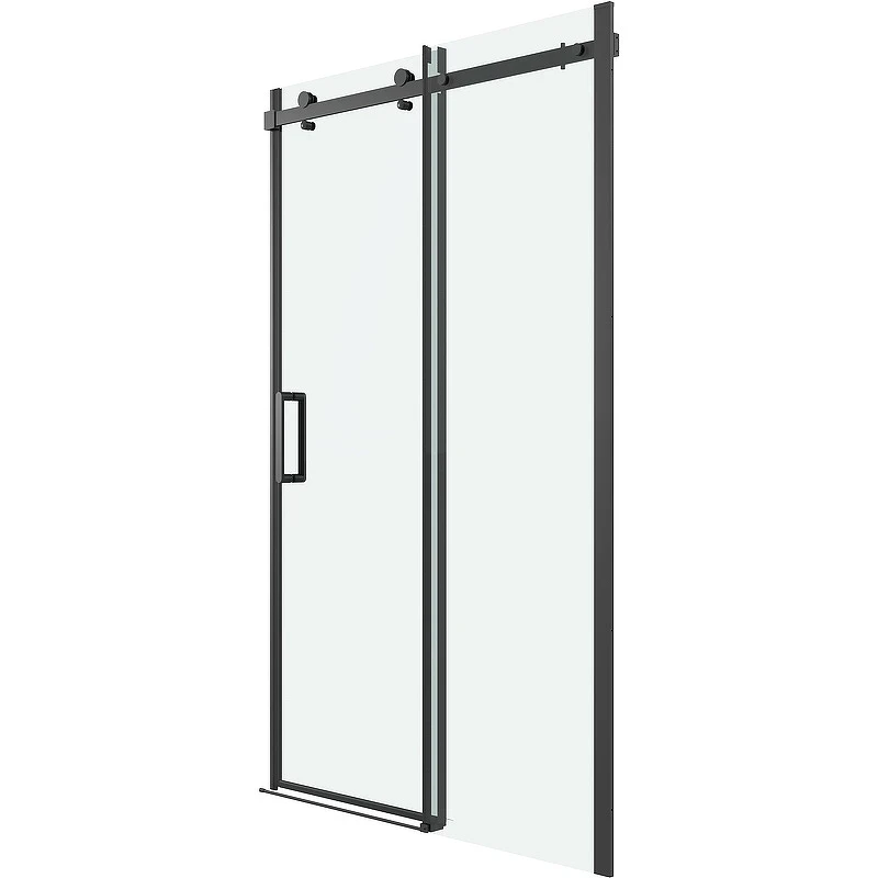 Душевая дверь Grossman Classic 100 100.K33.04.100.21.00 профиль Черный матовый стекло прозрачное