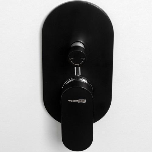 Смеситель для душа WasserKRAFT Elbе 7441 Черный матовый латунь встраиваемый