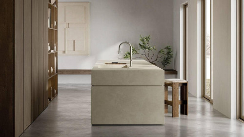 Смеситель для кухни Kludi Aurea 55852N575 цвет Никель брашированный