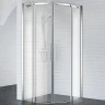 Душевой уголок BelBagno Acqua 100x100 ACQUA-R-2-100-C-Cr профиль Хром стекло прозрачное
