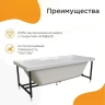 Акриловая ванна Radomir Патрисия 185x85 1-01-2-0-1-333К цвет Белый со слив-переливом Хром