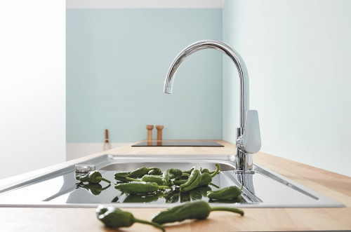 Смеситель для кухни Grohe BauFlow 31538001 Хром латунь