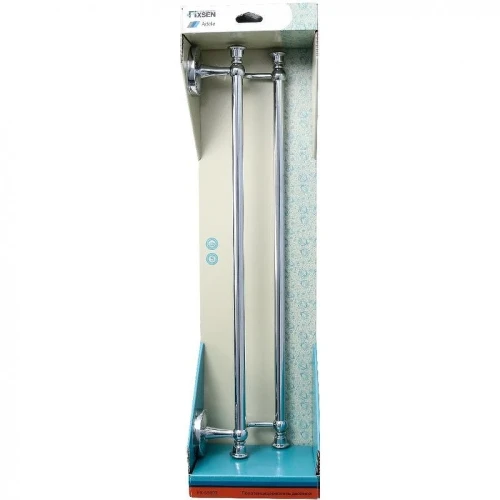 Полотенцедержатель Fixsen Adele FX-55002 двойной Хром