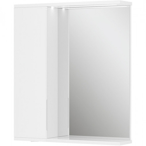 Зеркало со шкафом Volna Lake 60 L zsLAKE60.L-01 с подсветкой Белое