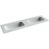 Раковина Ceramicanova Grace 160 CN7023 двойная Белая