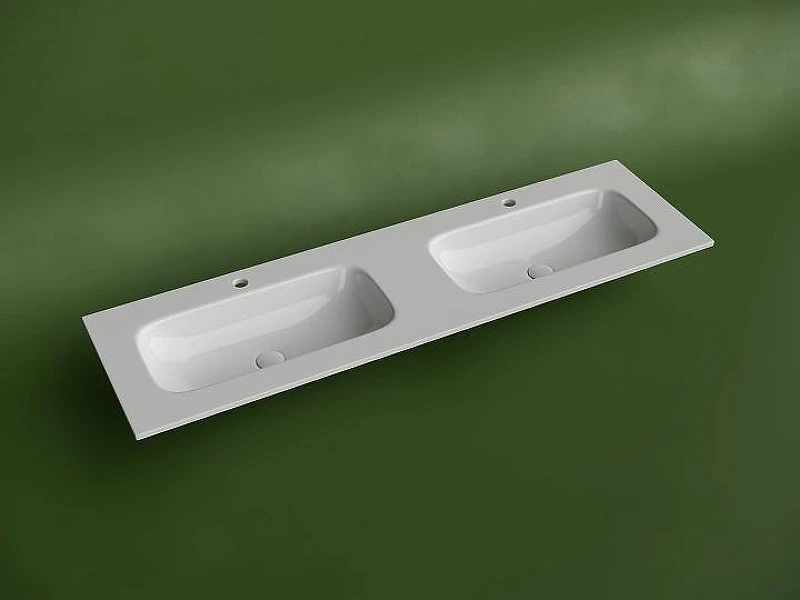 Раковина Ceramicanova Grace 160 CN7023 двойная Белая