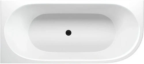 Акриловая ванна Aquanet Family Elegant A 3805-N-MW-MB 180x80 L 293077 цвет Черный матовый Белый матовый