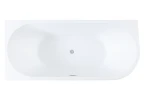 Акриловая ванна Aquanet Family Elegant A 3805-N-MW-MB 180x80 L 293077 цвет Черный матовый Белый матовый