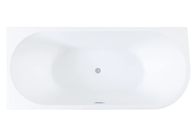 Акриловая ванна Aquanet Family Elegant A 3805-N-MW-MB 180x80 L 293077 цвет Черный матовый Белый матовый