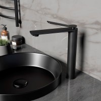 Смеситель для раковины Vincea Verse VBF-2VE2MB Черный матовый латунь