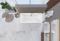 Акриловая ванна Vagnerplast Veronela 180x80 без гидромассажа