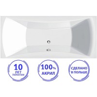 Акриловая ванна C-Bath Talia 170x75 CBQ004001 без гидромассажа