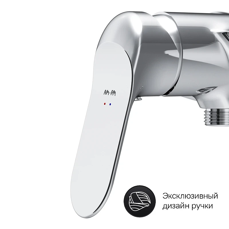 Смеситель для душа AM.PM Sunny F85C20000 Хром латунь на стену