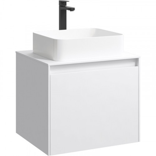 Корпус тумбы под раковину Aqwella 5 Stars Mobi 60 MOB0106W подвесной Белый МДФ / ЛДСП