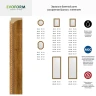 Зеркало Evoform Octagon 68х68 BY 7319 в багетной раме - Состаренная бронза с плетением 70