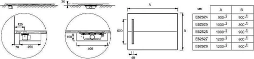 Акриловый поддон для душа Jacob Delafon SURFACE 100x90 E62626-SS2 цвет Белый