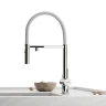 Смеситель для кухни Sancos Imola SC4010CHwh цвет Хром Белый