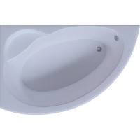 Акриловая ванна Aquatek Аякс 2 170x100 L AYK170-0000085 без гидромассажа с фронтальной панелью с каркасом (вклеенный) со слив-переливом