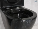 Унитаз Gid Convexo Bs2198 62227Y подвесной цвет Черный глянцевый с сиденьем Микролифт
