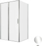 Душевой уголок Allen Brau Priority 120x80 3.31031.00+3.31040.00 цвет профиля Хром стекло прозрачное