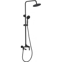Душевая система Aquanet Passion R3 AF300-72-R-B 261838 Черная матовая латунь на стену