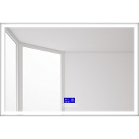 Зеркало BelBagno SPC-GRT-1200-800-LED-TCH-RAD с подсветкой с сенсорным выключателем с bluetooth с термометром с радио