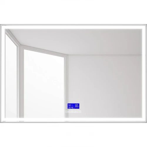 Зеркало BelBagno SPC-GRT-1200-800-LED-TCH-RAD с подсветкой с сенсорным выключателем с bluetooth с термометром с радио