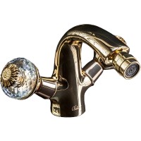 Смеситель для биде Boheme Flora 296-FL Золото латунь