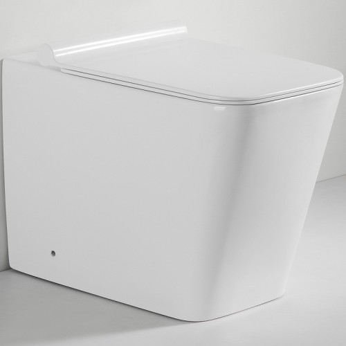 Унитаз beWash Kraft BKFSR005560 приставной Белый глянец с сиденьем Микролифт фарфор приставной