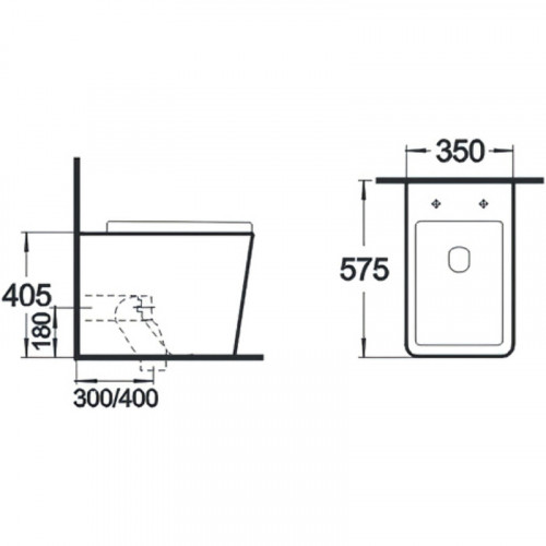 Унитаз beWash Kraft BKFSR005560 приставной Белый глянец с сиденьем Микролифт фарфор приставной
