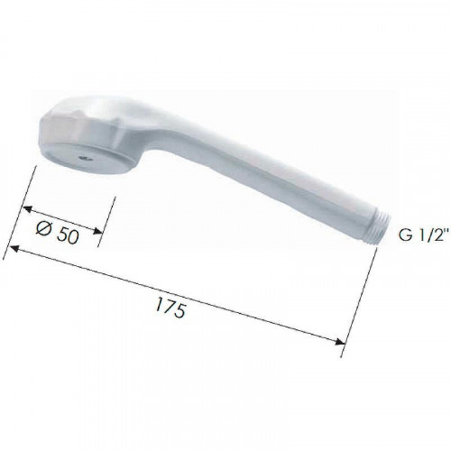 Ручной душ Remer 324X Белый