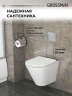 Унитаз с инсталляцией Grossman Galaxy 97.4477S.01.110 цвет Белый глянцевый с сиденьем Микролифт с клавишей смыва цвет Хром