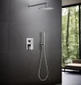 Душевая система Aquatek Оберон AQ1272CR Хром латунь встраиваемый