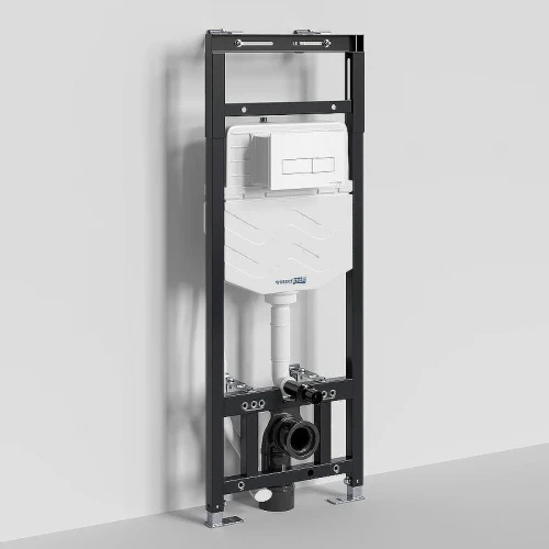 Инсталляция WasserKRAFT Alme 15TLT.010.ME.WM03 для унитаза с Белой матовой клавишей смыва
