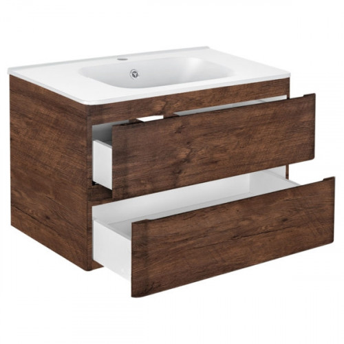 Тумба под раковину Vincea Vico VMC-2V800RW подвесная R.Wood МДФ / ЛДСП