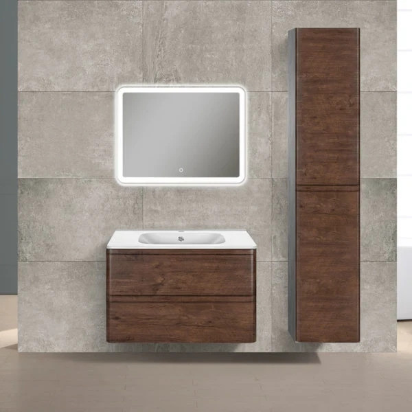 Тумба под раковину Vincea Vico VMC-2V800RW подвесная R.Wood МДФ / ЛДСП