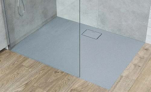 Душевой поддон из искусственного камня Excellent Lavano 140x80 BREX.1103.140.080.CON Бетон