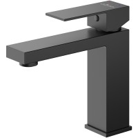 Смеситель для раковины Cezares Slider SLIDER-LS-NOP Черный матовый латунь однорычажный