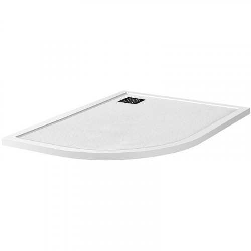 Душевой поддон из искусственного камня BelBagno Uno 120x80 R TRAY-MR-UNO-RH-120/80-550-35-W-R-NO Белый